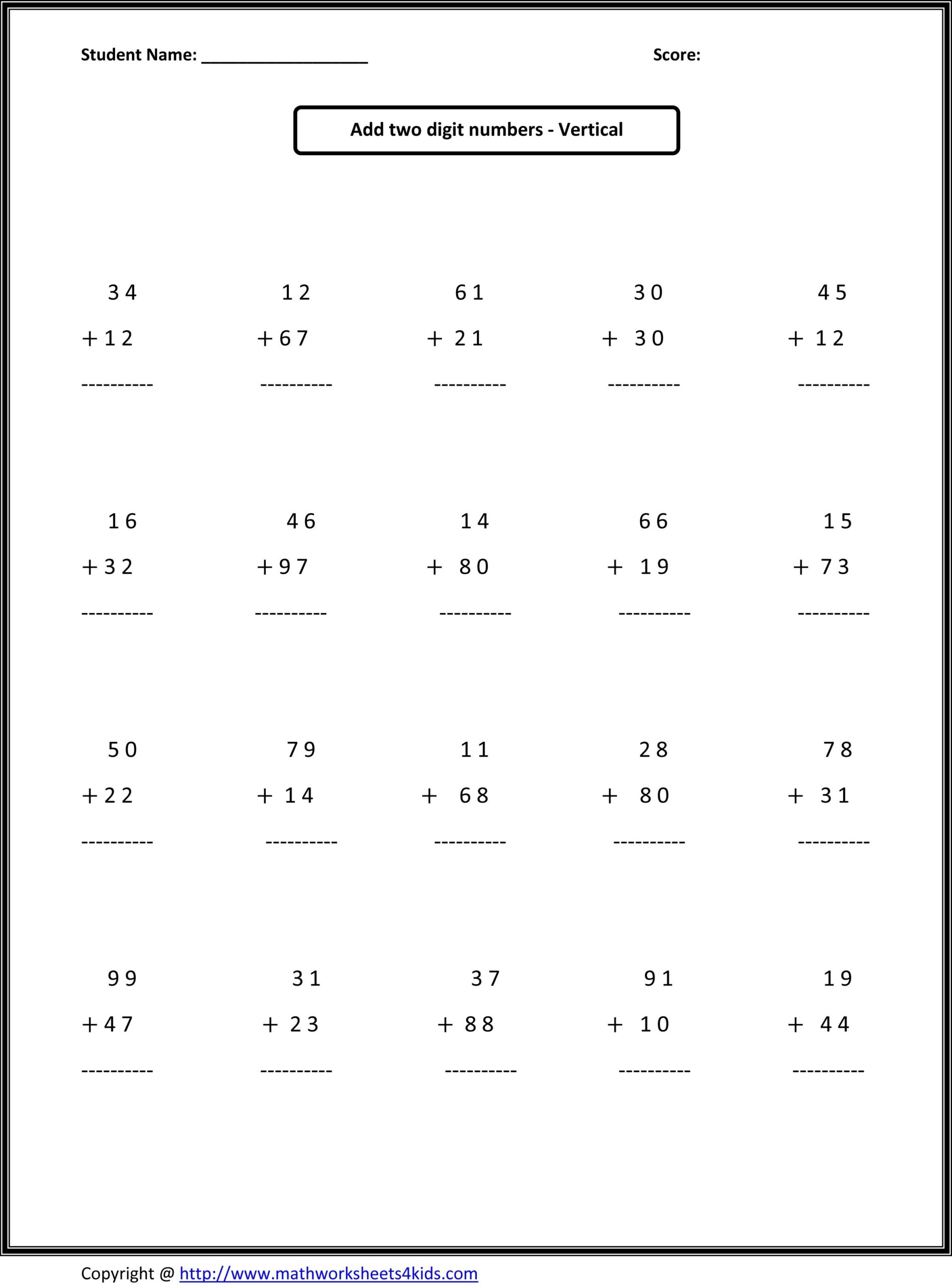 Free Printable Worksheets For 2nd