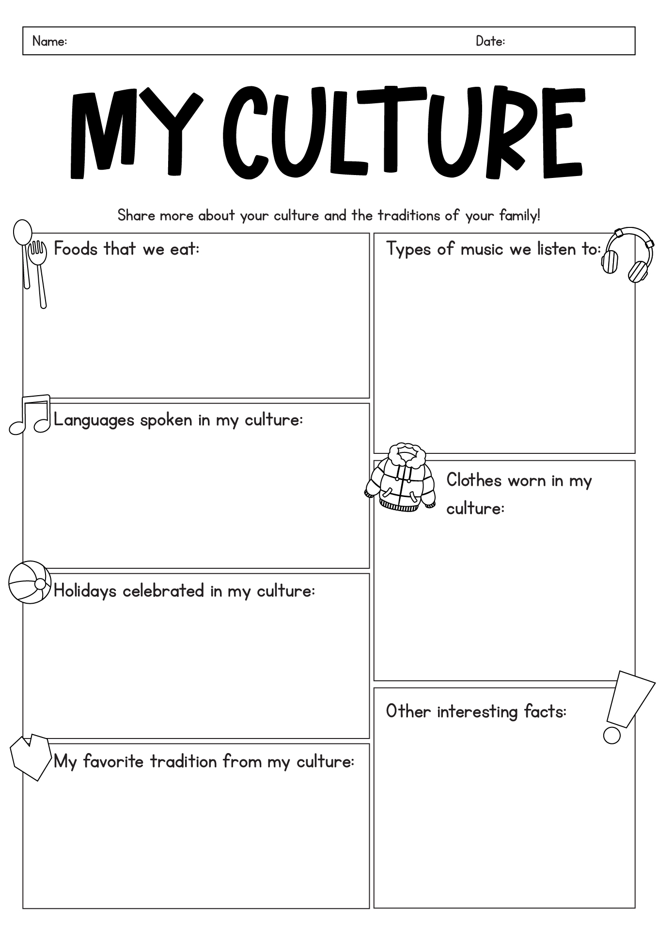 13 Social Studies Culture Worksheet Free PDF At Worksheeto