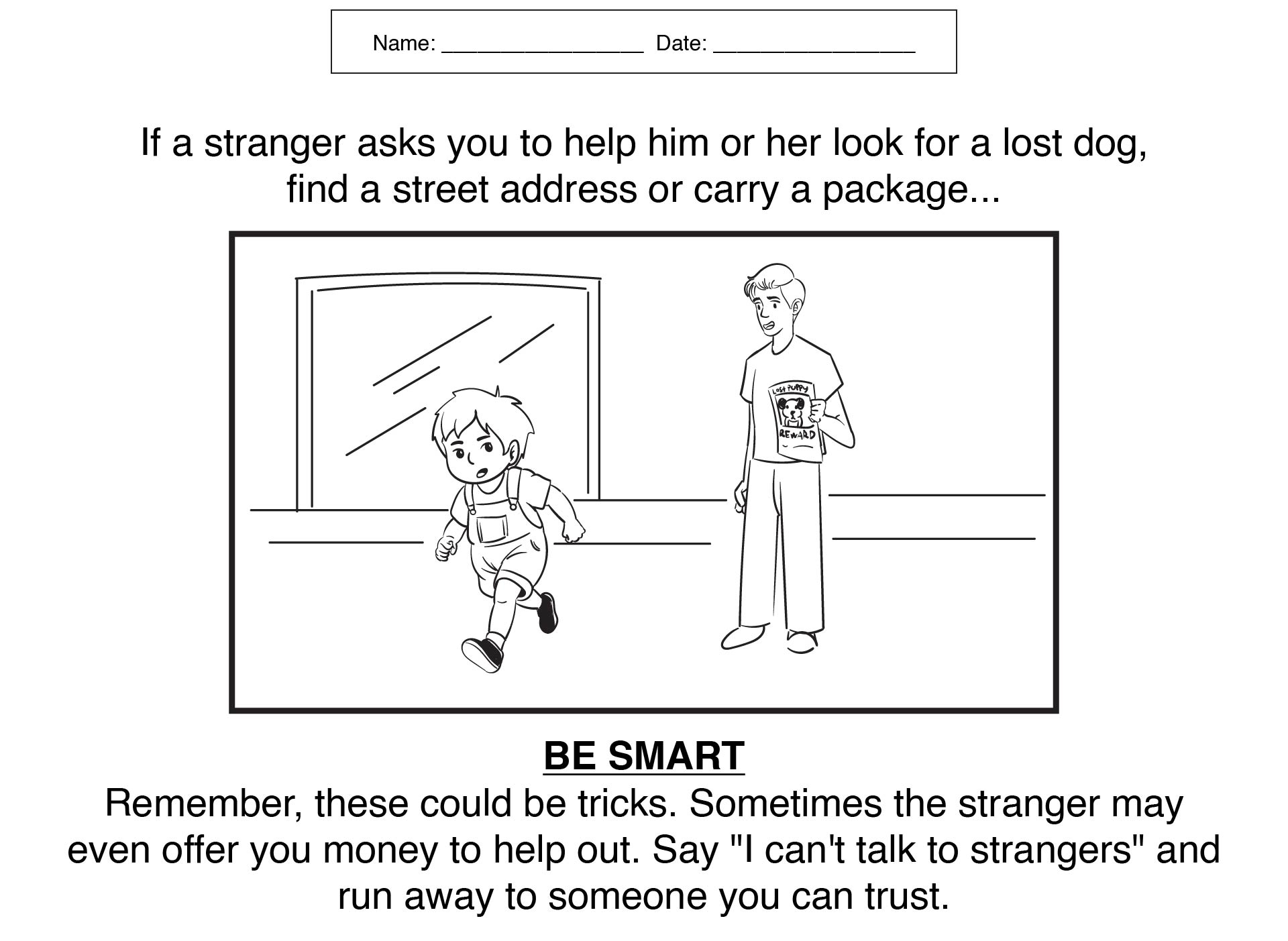 14 Stranger Danger Printable Worksheets For Kids Free PDF At Worksheeto 14 Stranger Danger Printable Worksheets For Kids Free PDF At Worksheeto