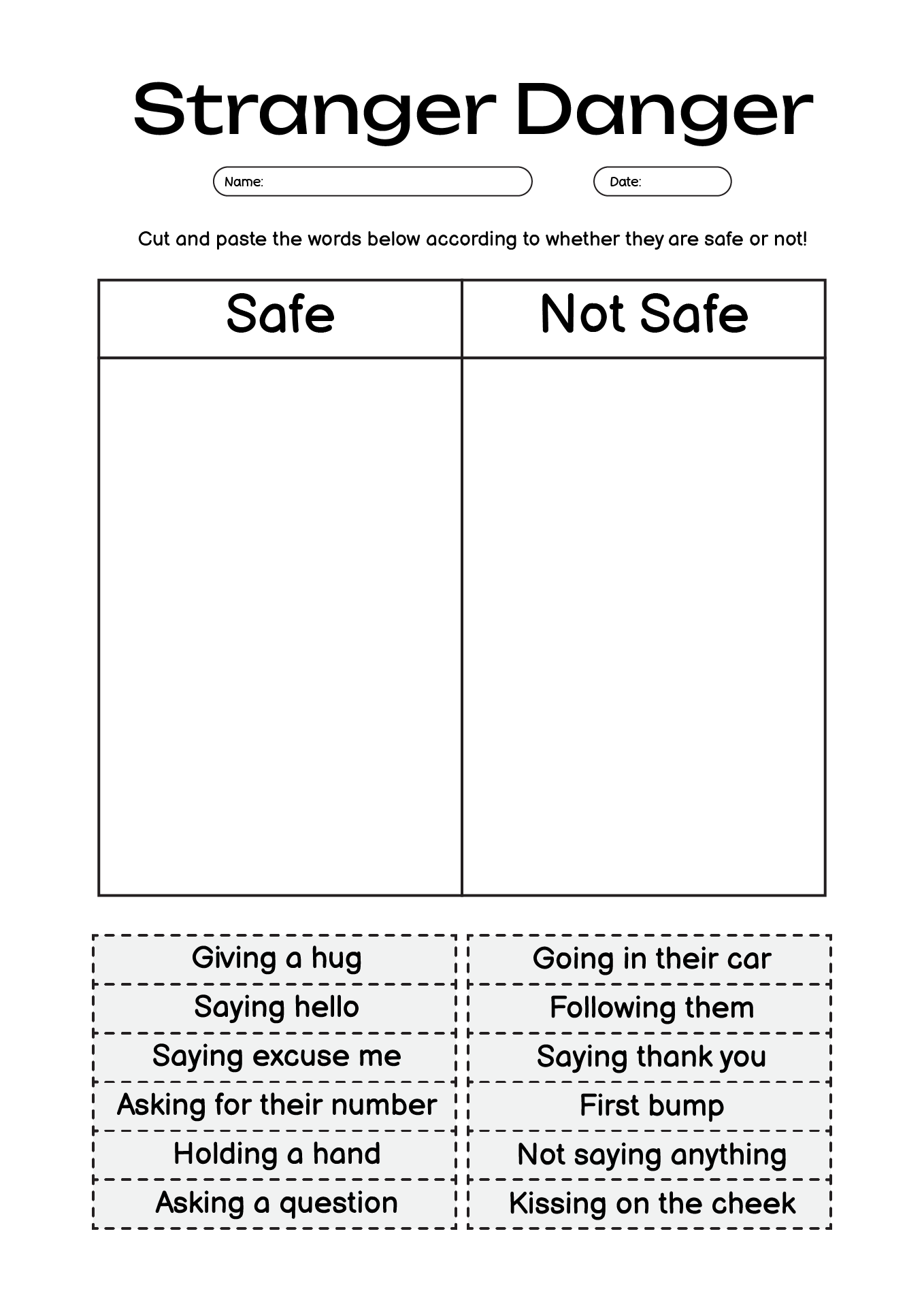 14 Stranger Danger Printable Worksheets For Kids Free PDF At Worksheeto 14 Stranger Danger Printable Worksheets For Kids Free PDF At Worksheeto