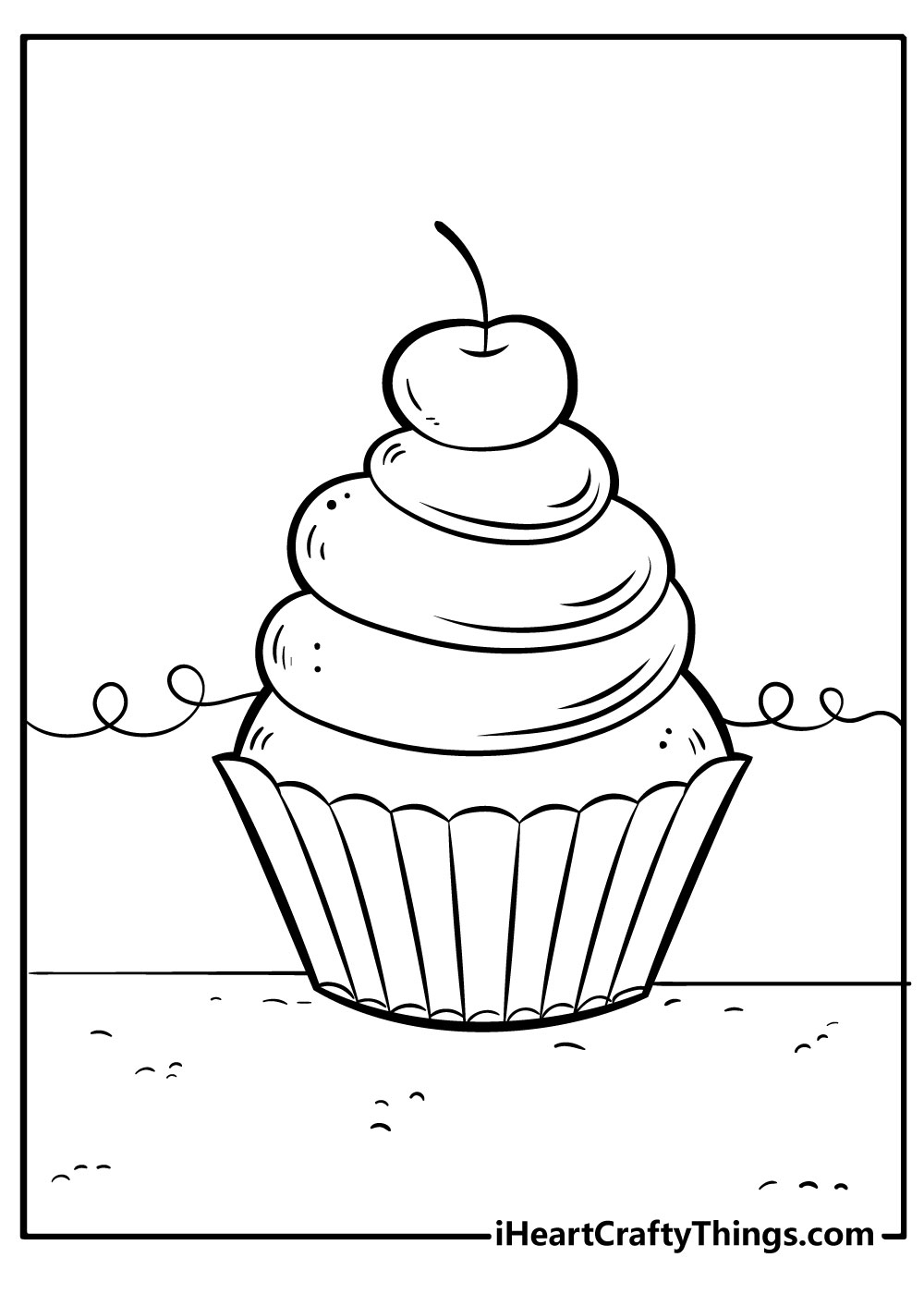 15 Cupcake Coloring Pages 100 Free Printables 