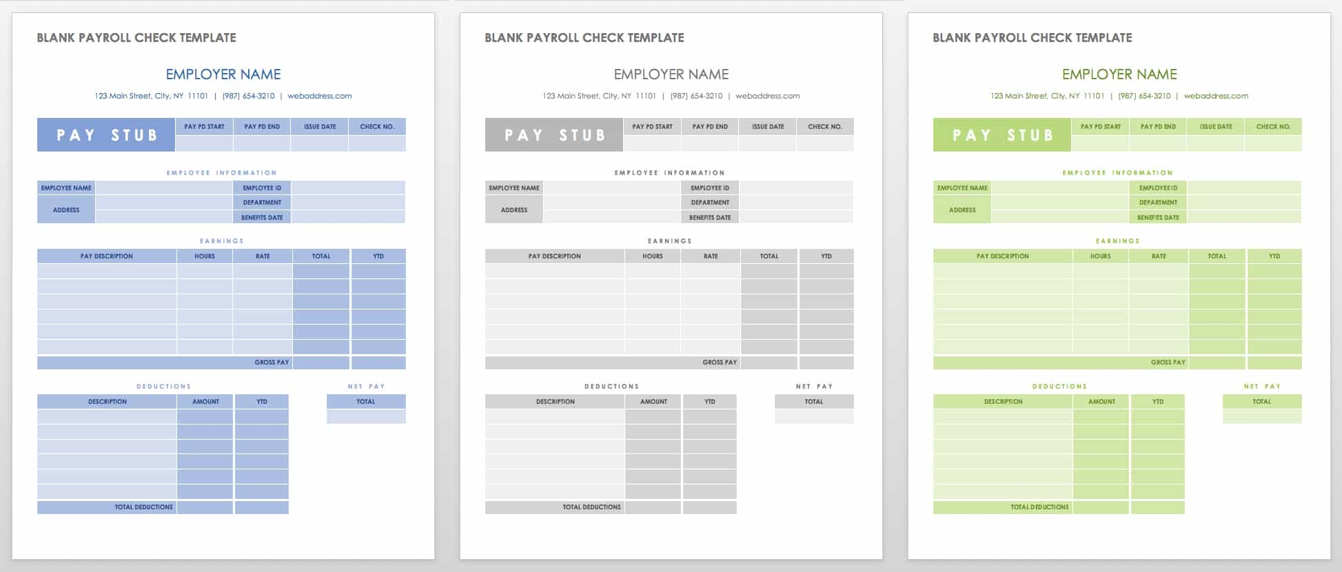 15 Free Payroll Templates Smartsheet