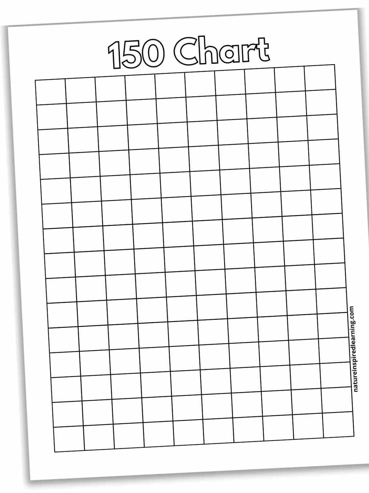Free Printable Blank Number Grids