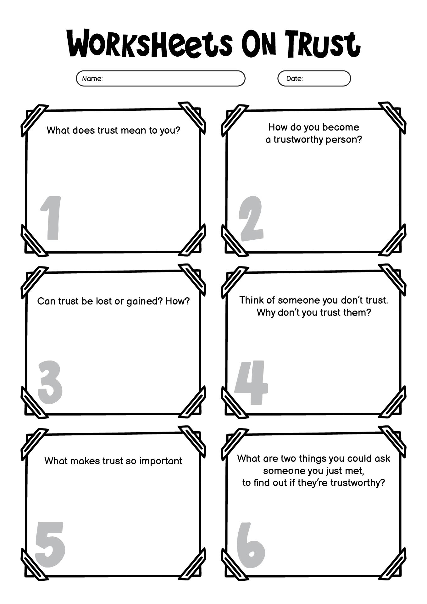 16 Relationship Worksheets For Teenagers Free PDF At Worksheeto