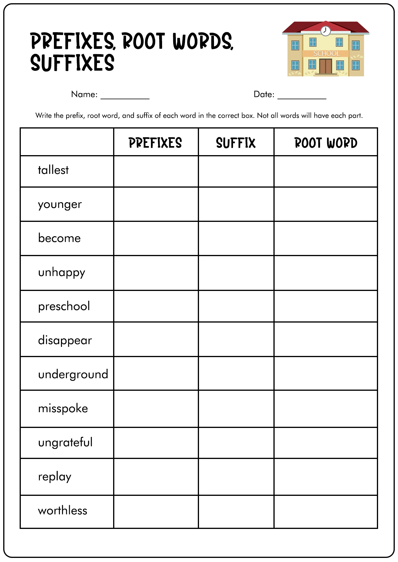 19 Free Printable Prefix Worksheets 4th Grade Free PDF At Worksheeto 19 Free Printable Prefix Worksheets 4th Grade Free PDF At Worksheeto