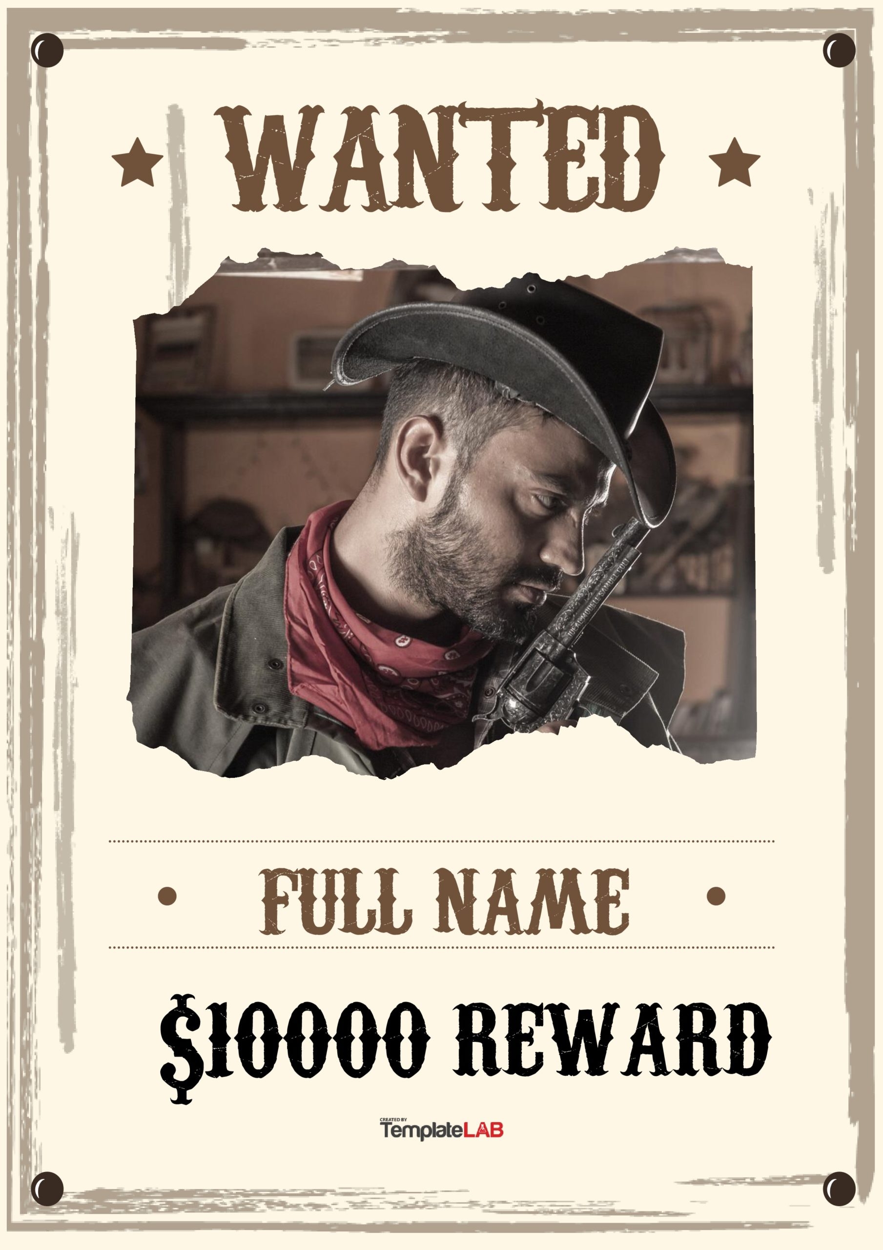 Free Printable Blank Wanted Poster
