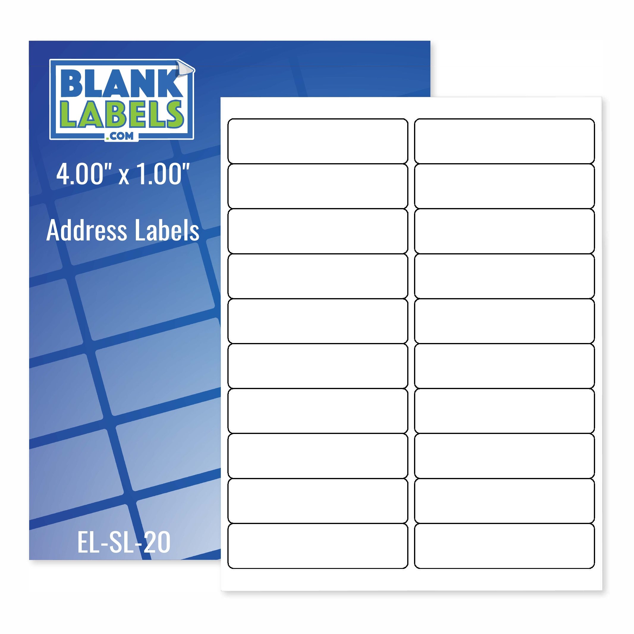 20 Labels Per Sheet 4 00