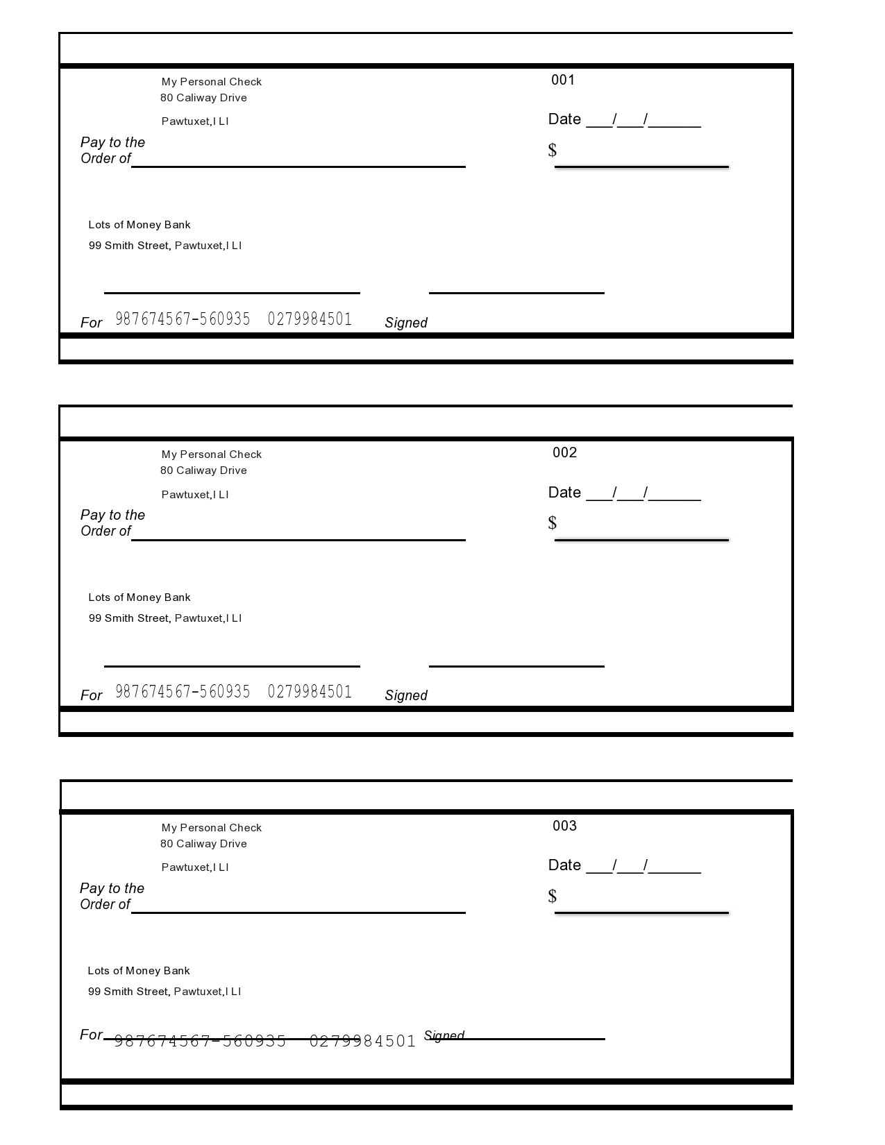 23 Blank Check Templates Real U0026 Fake TemplateLab 23 Blank Check Templates Real U0026 Fake TemplateLab