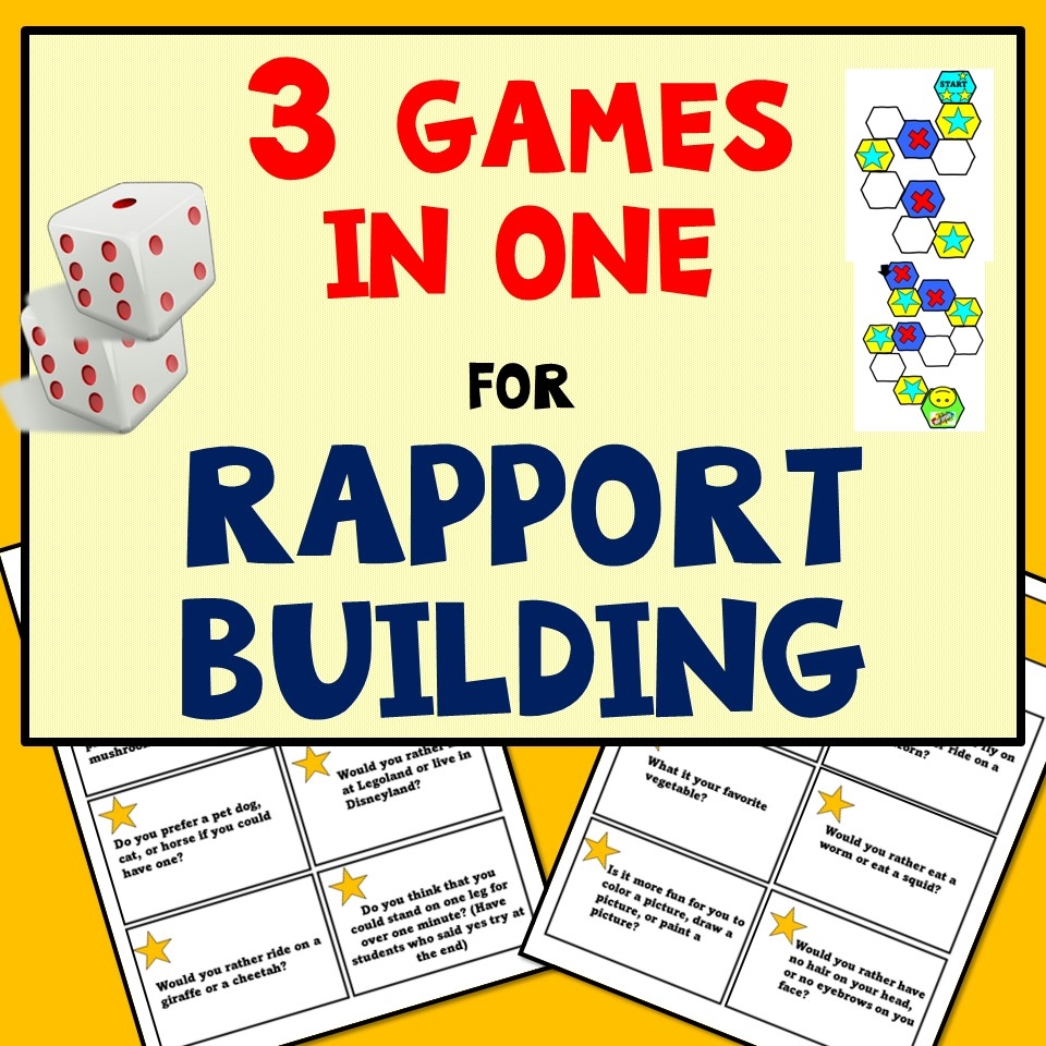 Free Printable Worksheets For Rapport Building