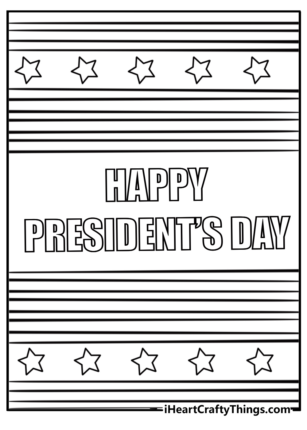 Free Printable Presidents Day Coloring Pages