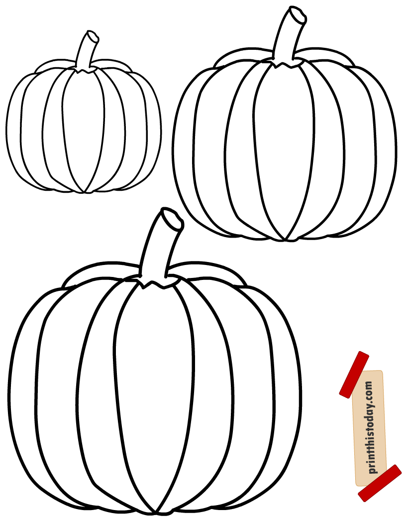 27 Free Printable Pumpkin Templates For DIY Crafts