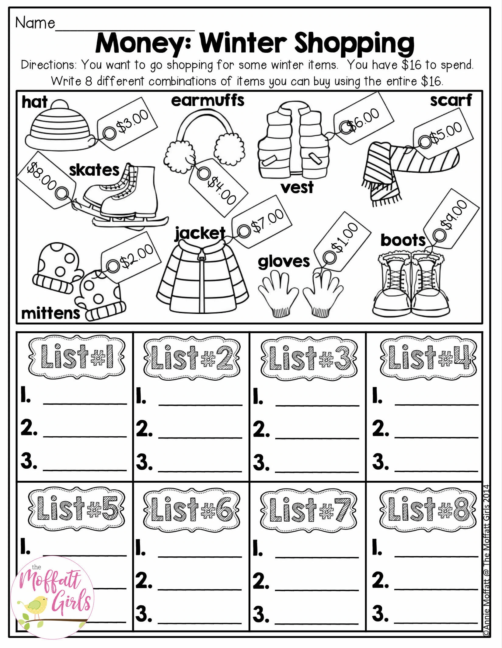 Free Printable Winter Worksheets 2nd Grade