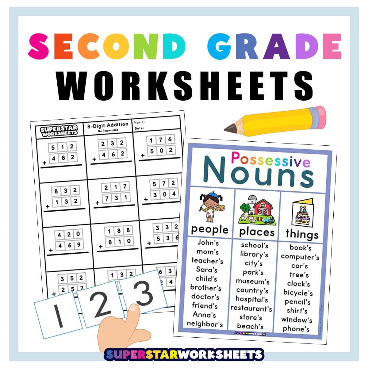 Free Printable Worksheets For Grade 2