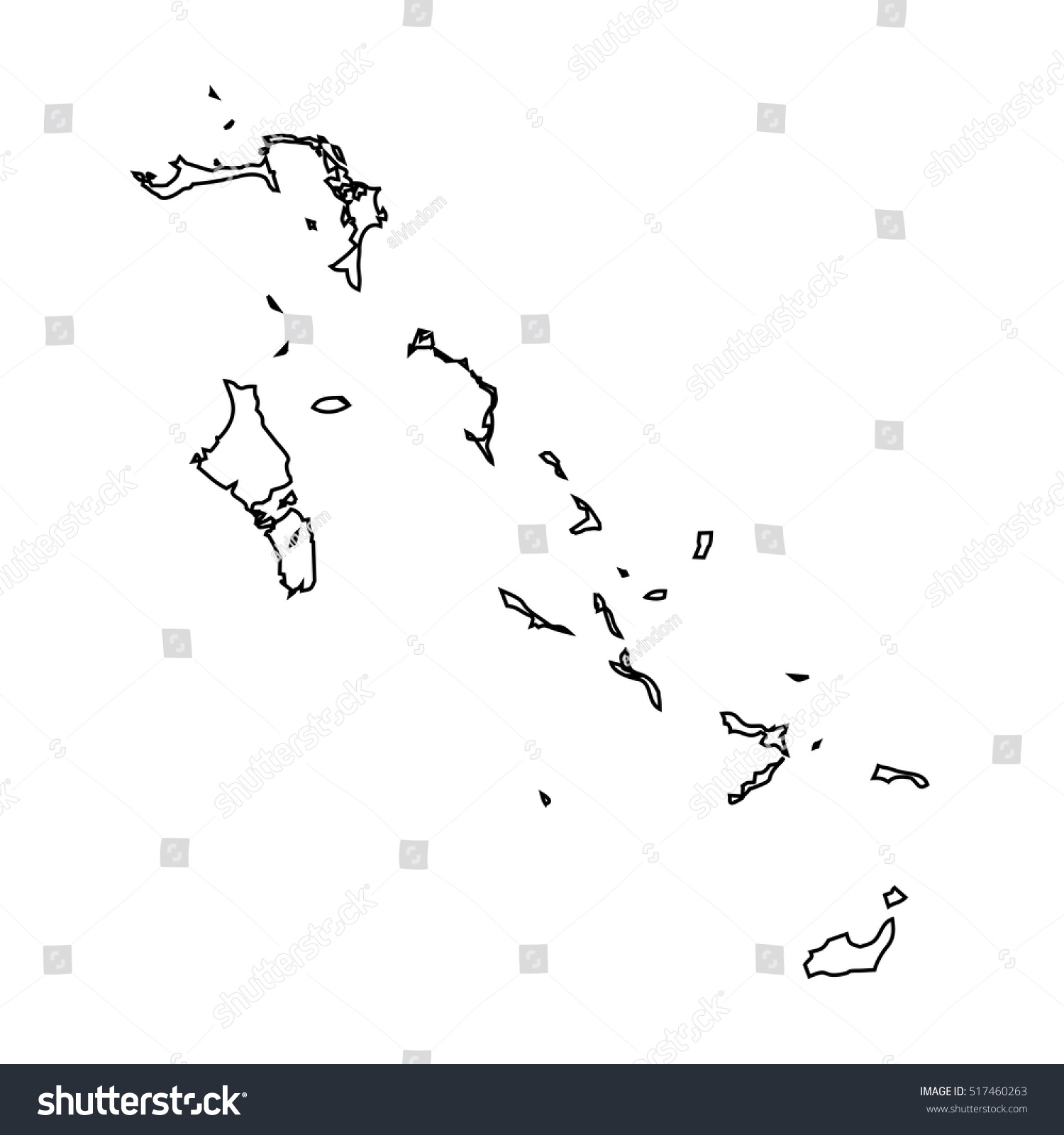 3 Thousand Bahamas Outline Map Royalty Free Images Stock Photos U0026 Pictures Shutterstock