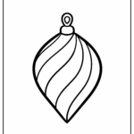 30 Christmas Ornament Coloring Pages 100 Free Printables 