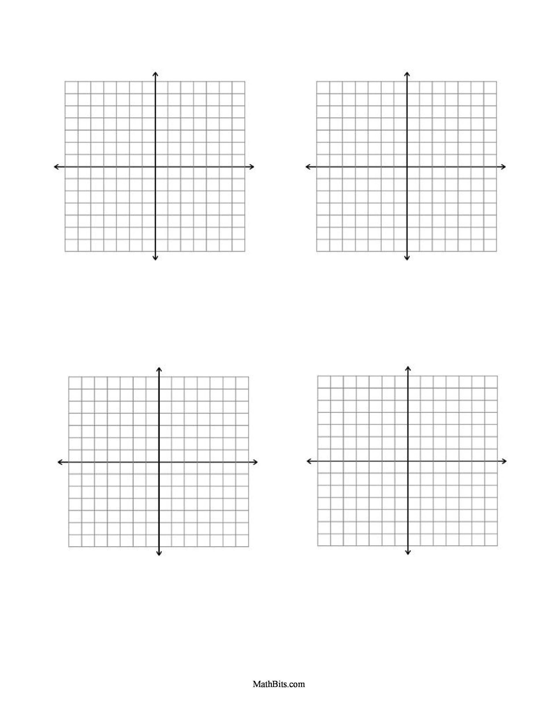 30 Free Printable Graph Paper Templates Word PDF 