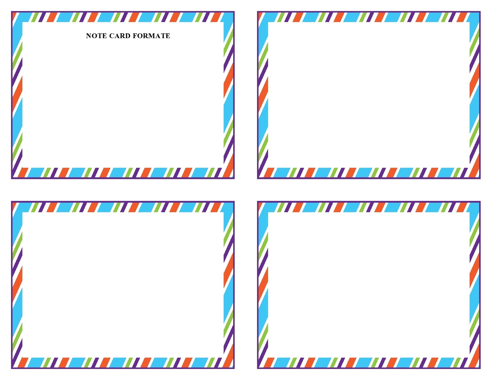 39 Simple Note Card Templates U0026 Designs TemplateLab