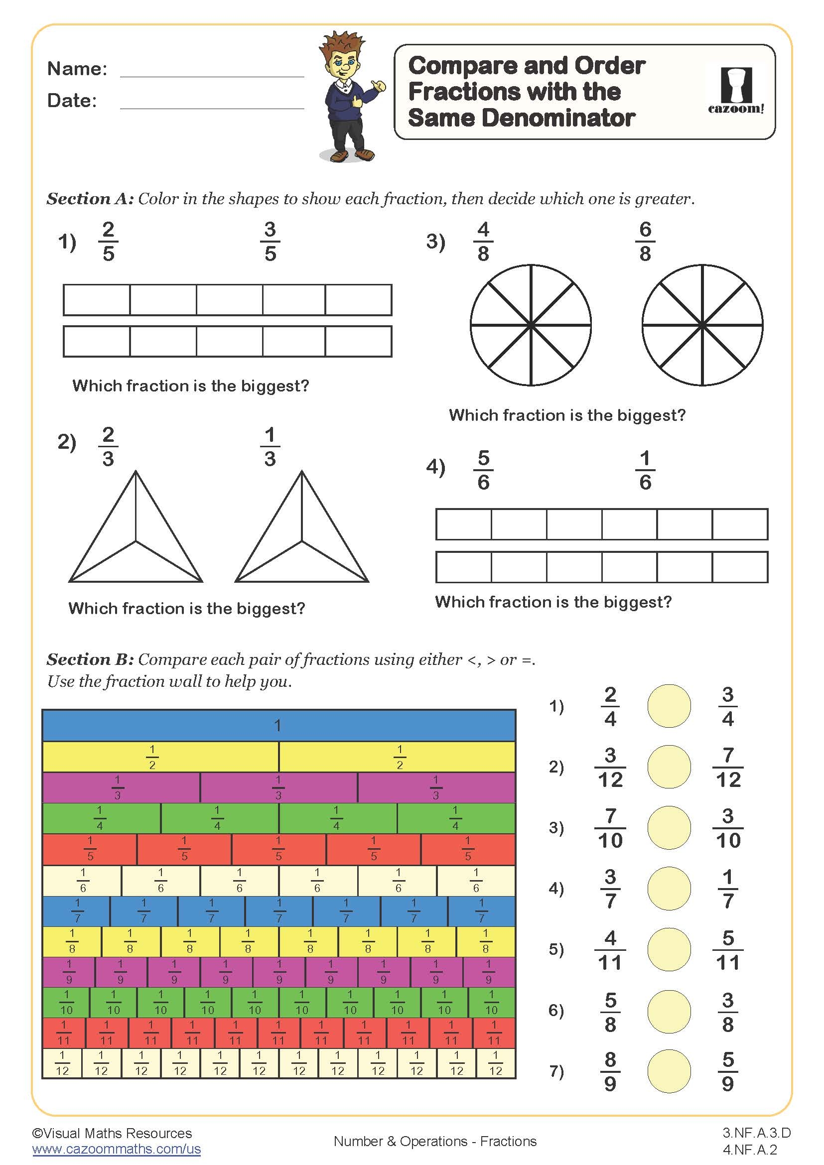 Free Printable Worksheet 3rd Grade