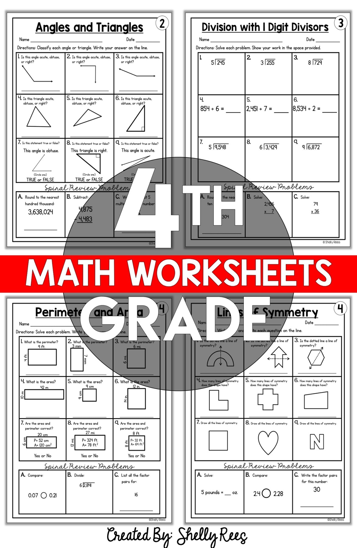Free Printable Worksheets For Fourth Grade