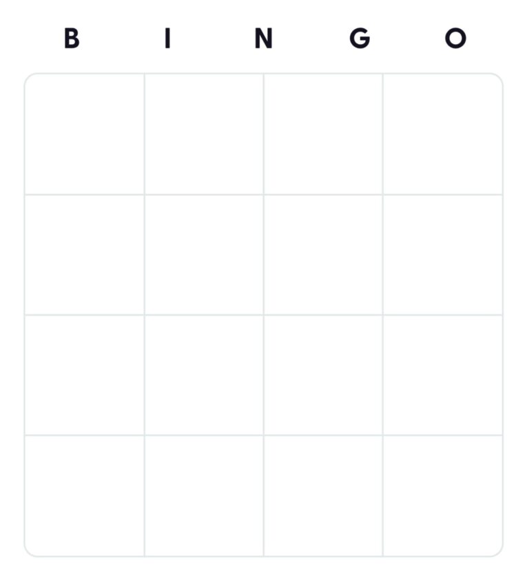 50 Free Printable Blank Bingo Card Templates Bingo Card Creator