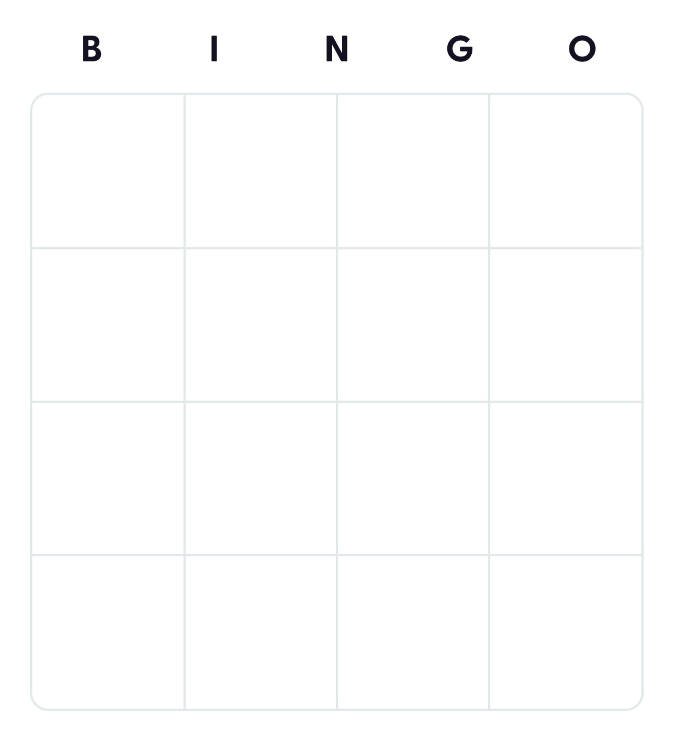 50 Free Printable Blank Bingo Card Templates Bingo Card Creator