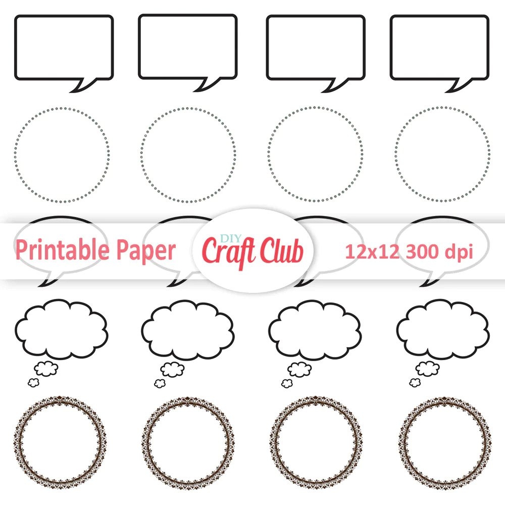 550 Speech Bubbles Free Vectors U0026 Clipart To Download Now RGD