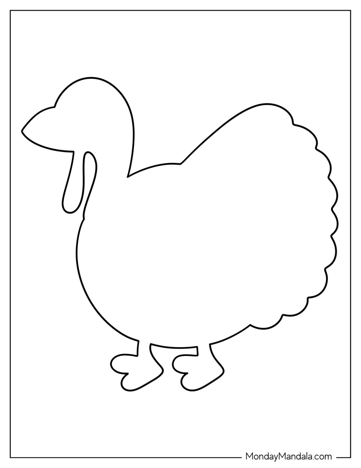 62 Turkey Templates Free PDF Printables 