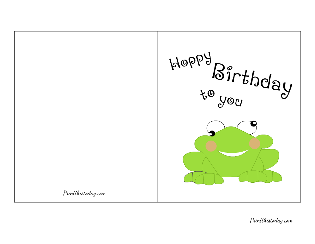 65 Cute Free Printable Birthday Cards For Everyone
