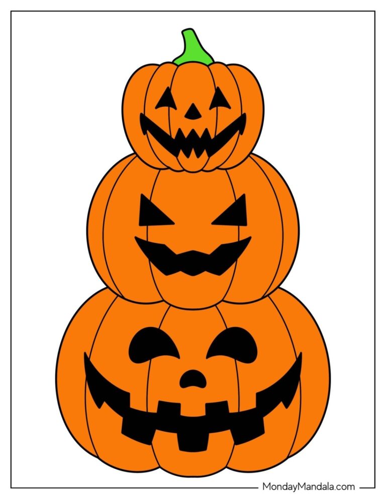76 Pumpkin Templates Free PDF Printables 