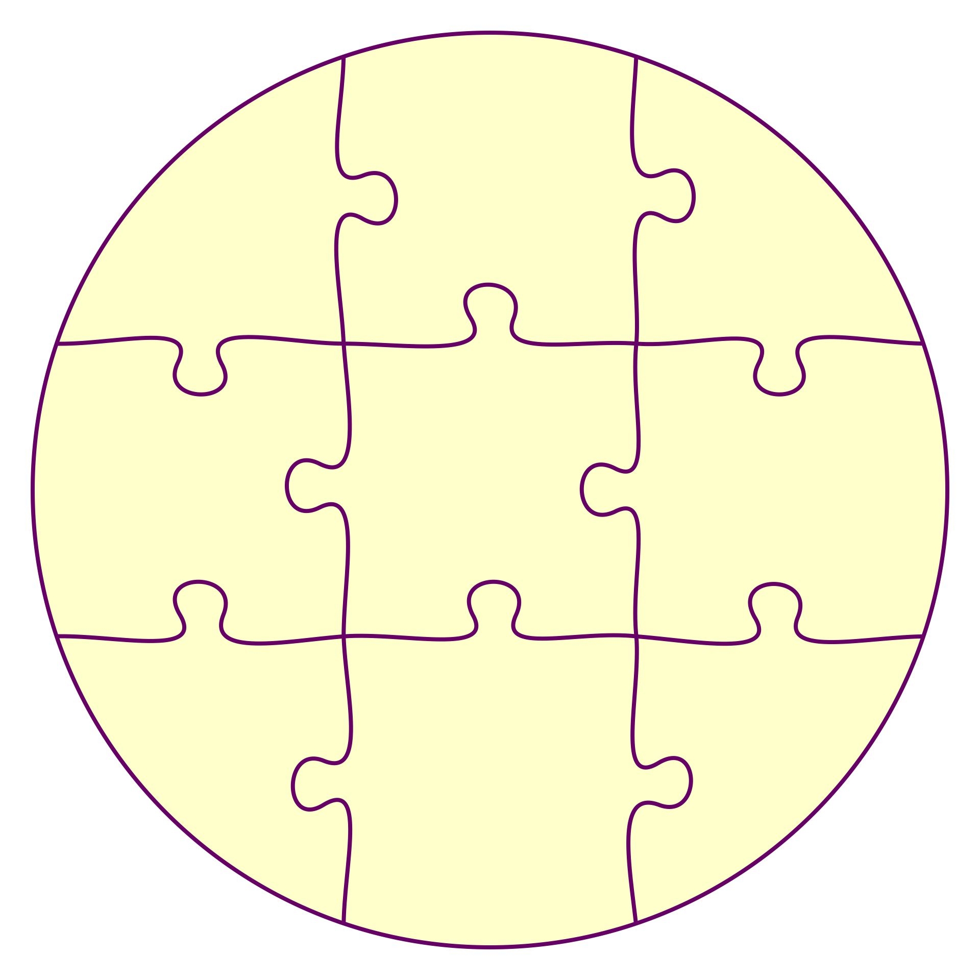 Free Printable Blank 9 Piece Puzzle Free Printable Blank 9 Piece Puzzle