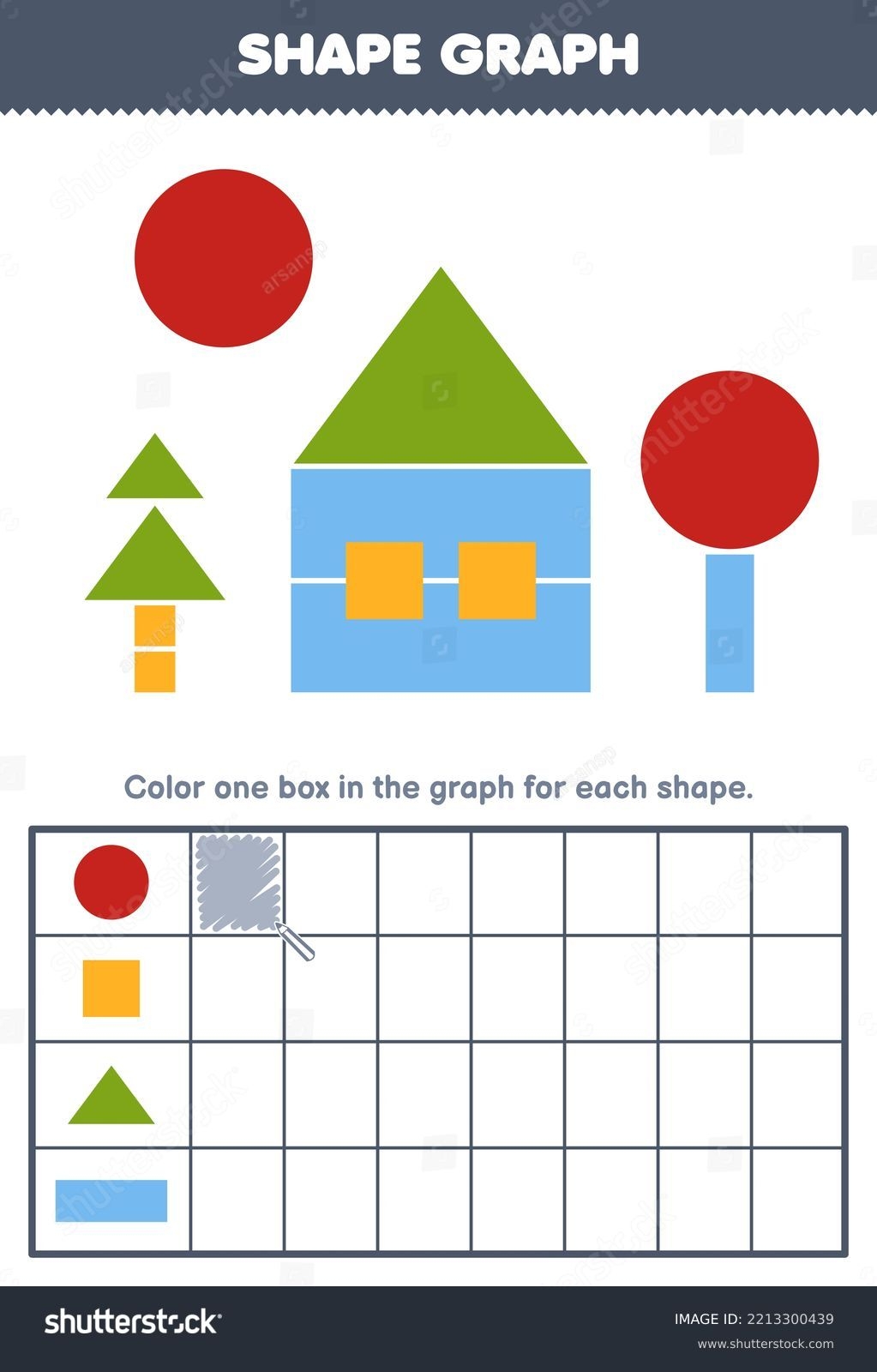 9 Thousand Color By Squares Kids Worksheets Royalty Free Images 