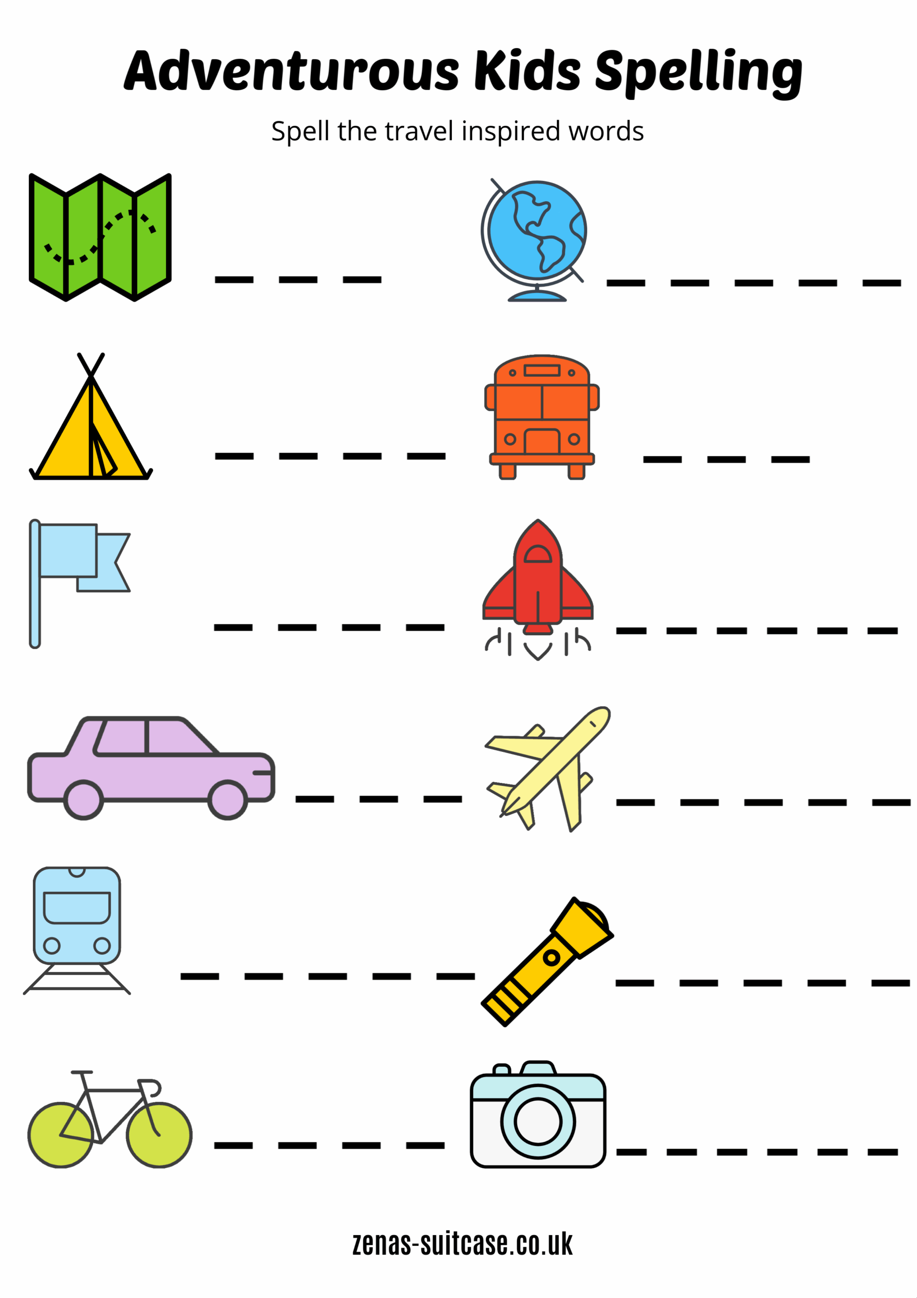 Activity Sheets For Kids Travel Themed Activity Sheets For Kids Travel Themed