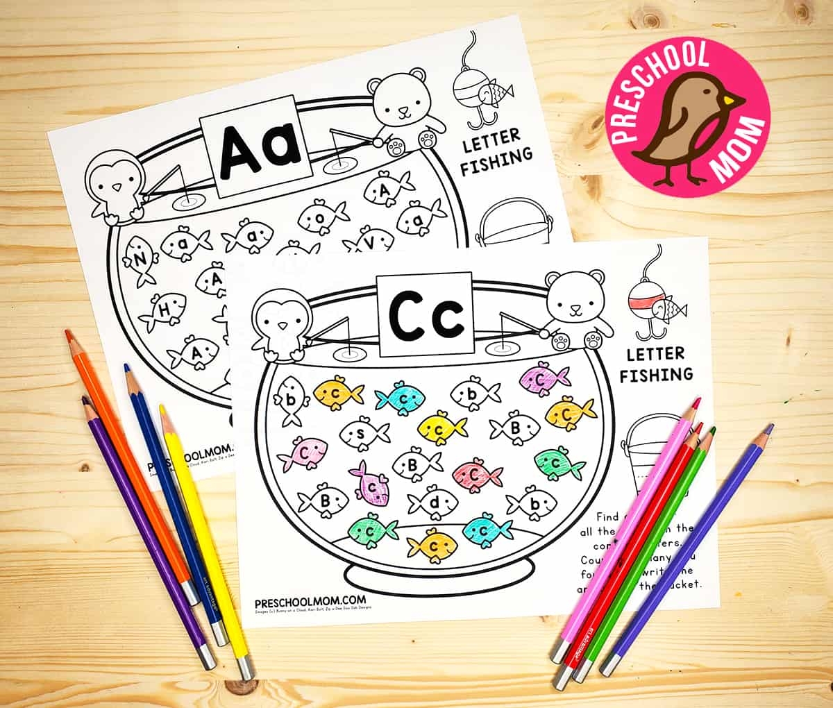 Alphabet Letter Recognition Worksheets Preschool Mom