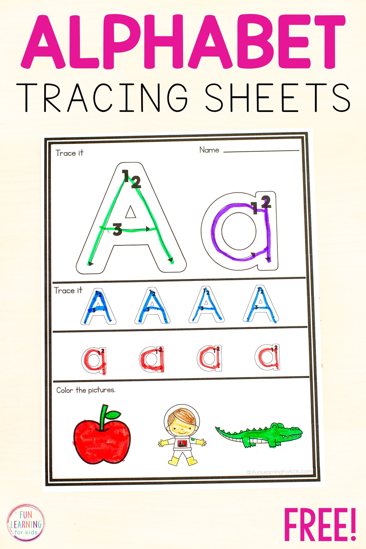 Free Printable Worksheets Learning Letters