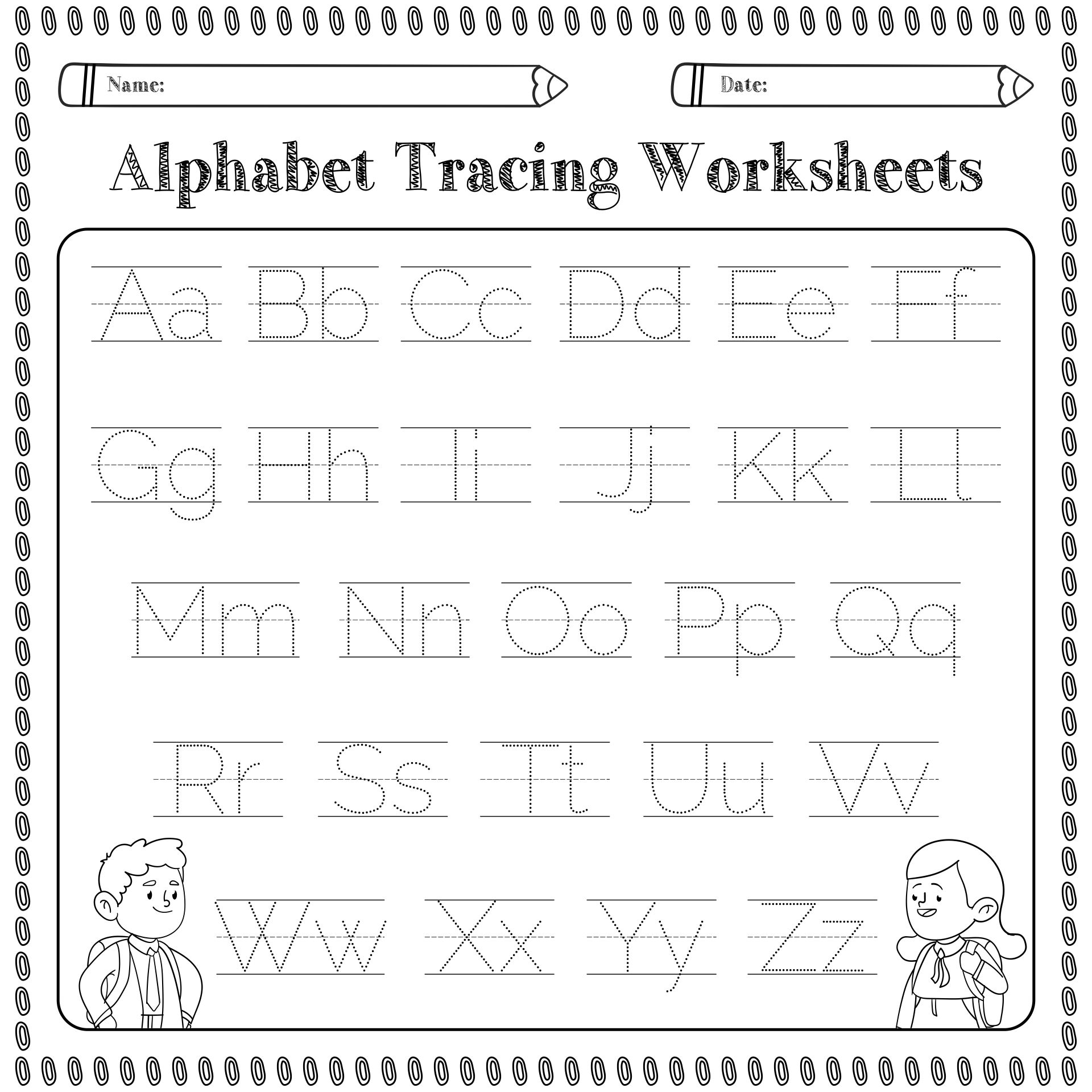 Alphabet Worksheets Kindergarten 20 Free PDF Printables Printablee Worksheets Library