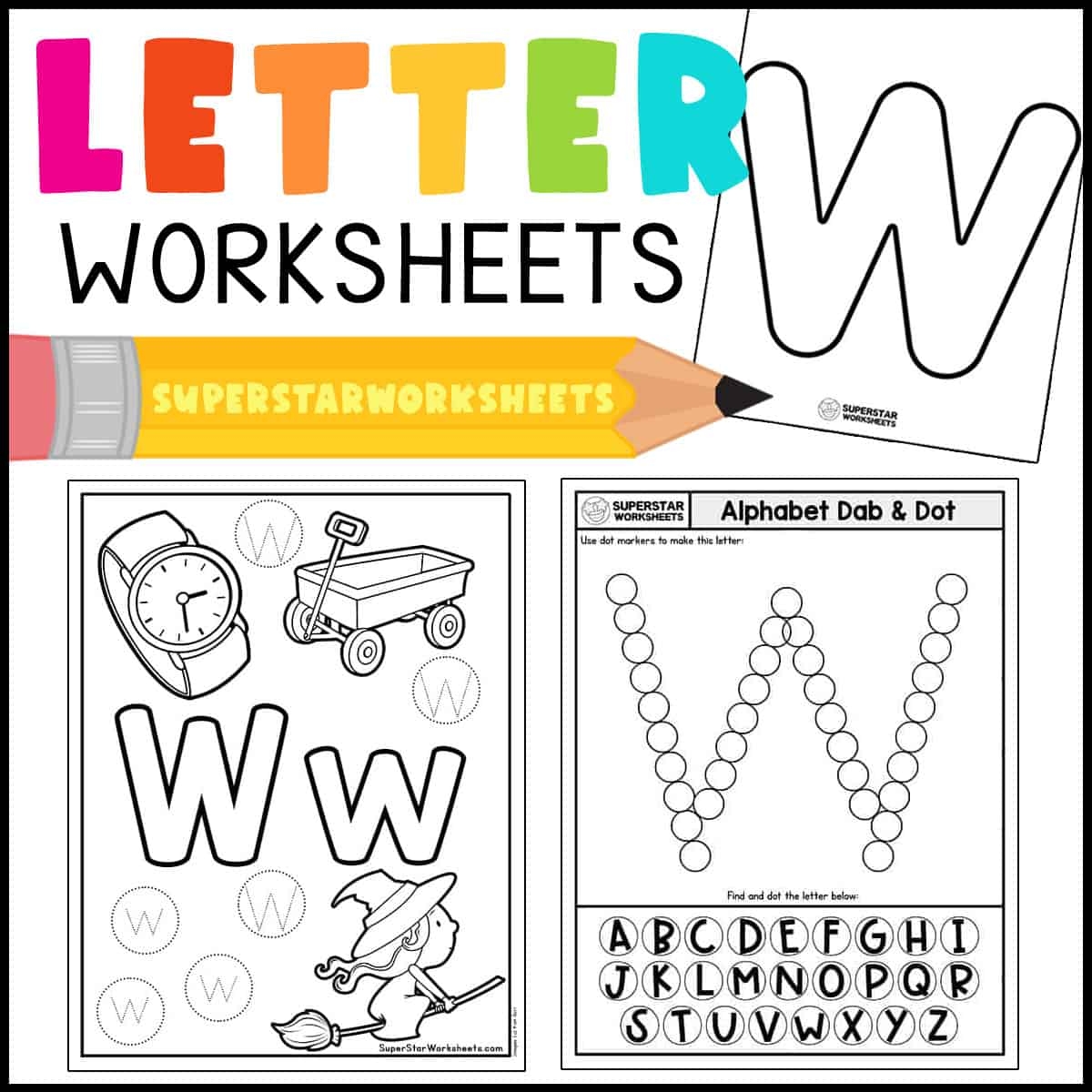 Alphabet Worksheets Superstar Worksheets