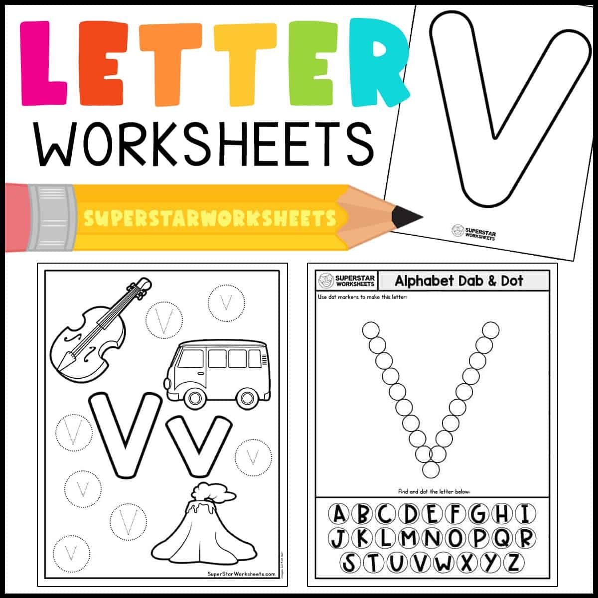 Alphabet Worksheets Superstar Worksheets