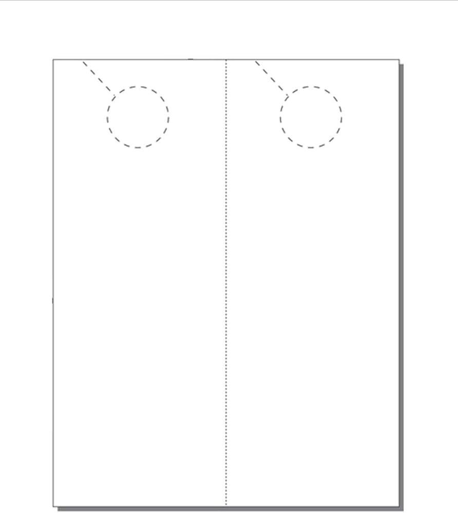 Amazon Print Ready Door Hangers No Tear Waterproof 4 1 4 