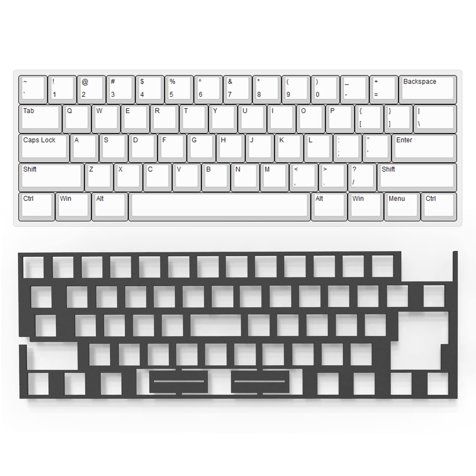 Amazon RunJRX Eva Keyboard PCB Foam 60 Layout Poron Switch 