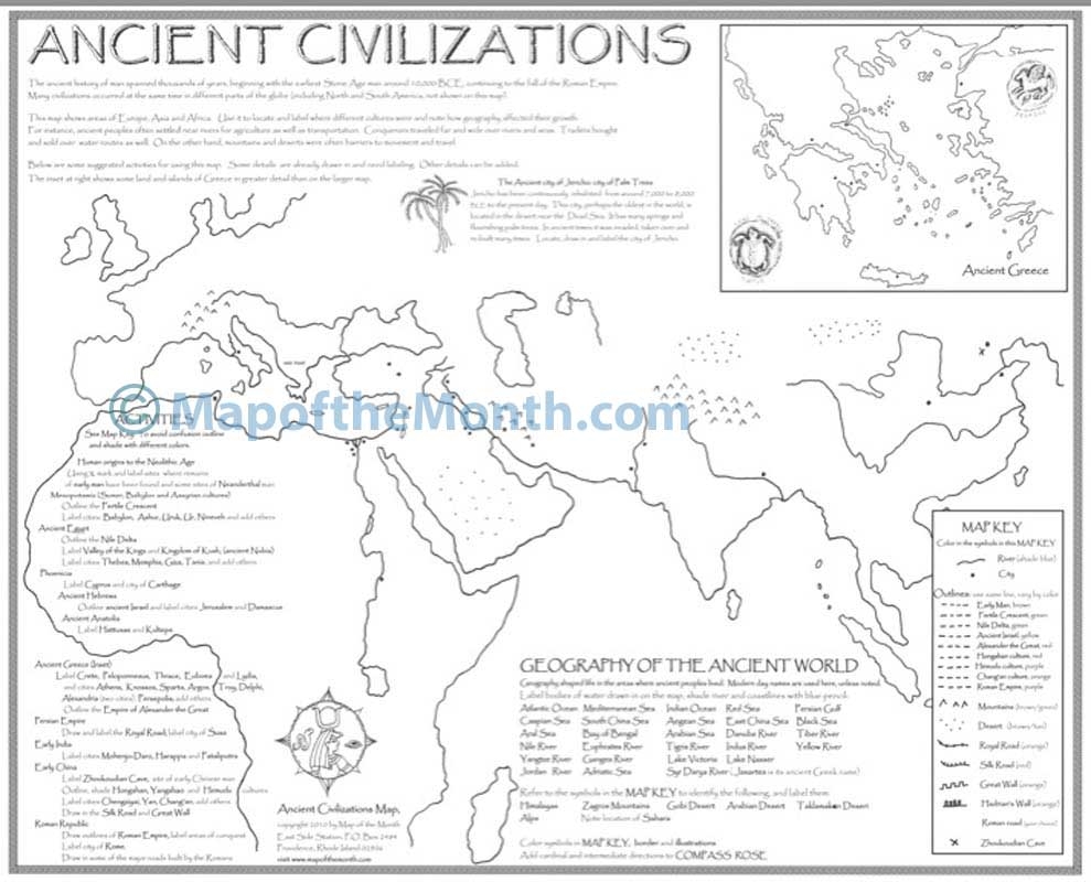 Ancient Civilizations Map