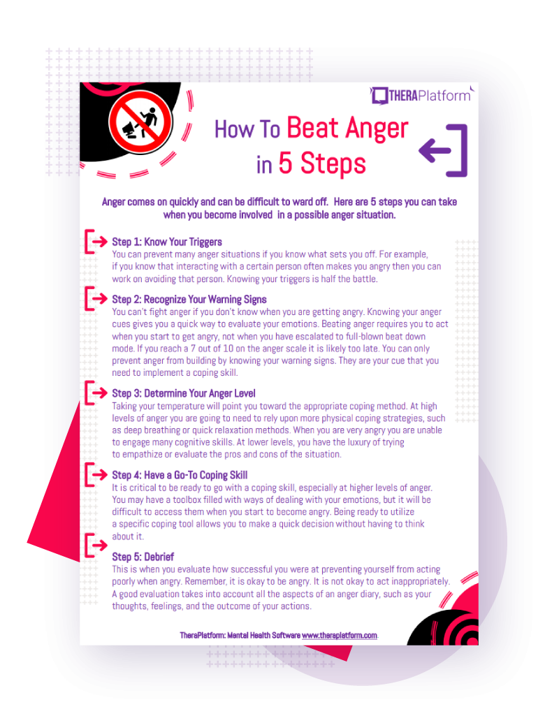 Free Printable Worksheets On Anger Management Free Printable Worksheets On Anger Management