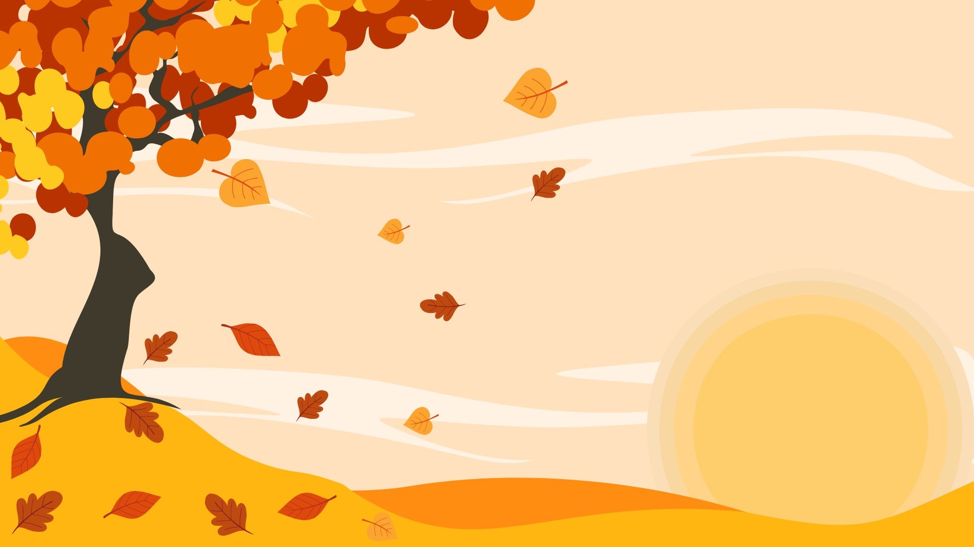 Animated Fall Background In Illustrator SVG JPG EPS PNG Download Template