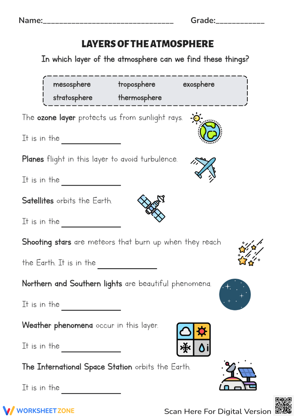 Atmospheric Layers Worksheets 2025 Atmospheric Layers Worksheets 2025