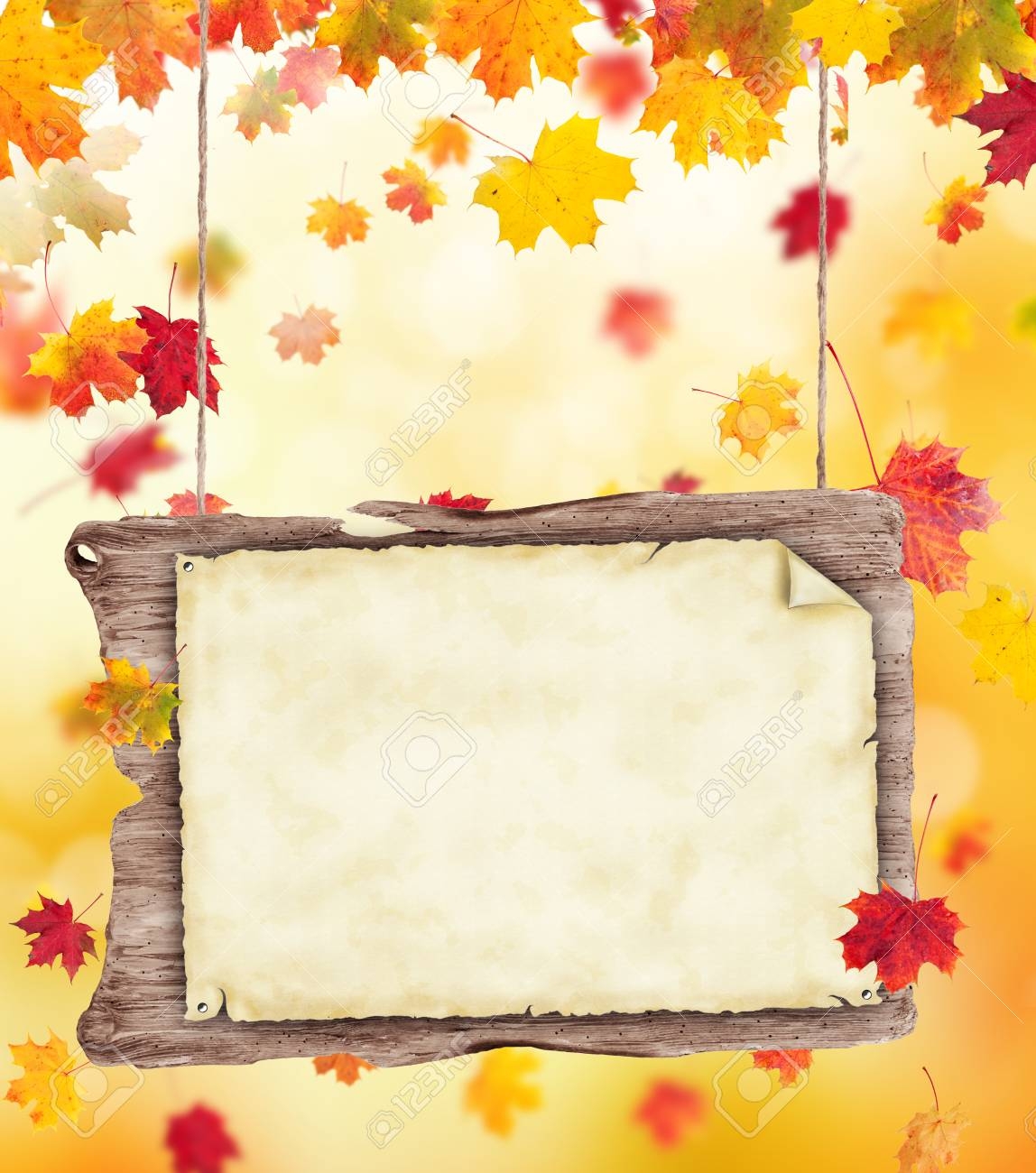 Free Printable Blank Fall Backgrounds