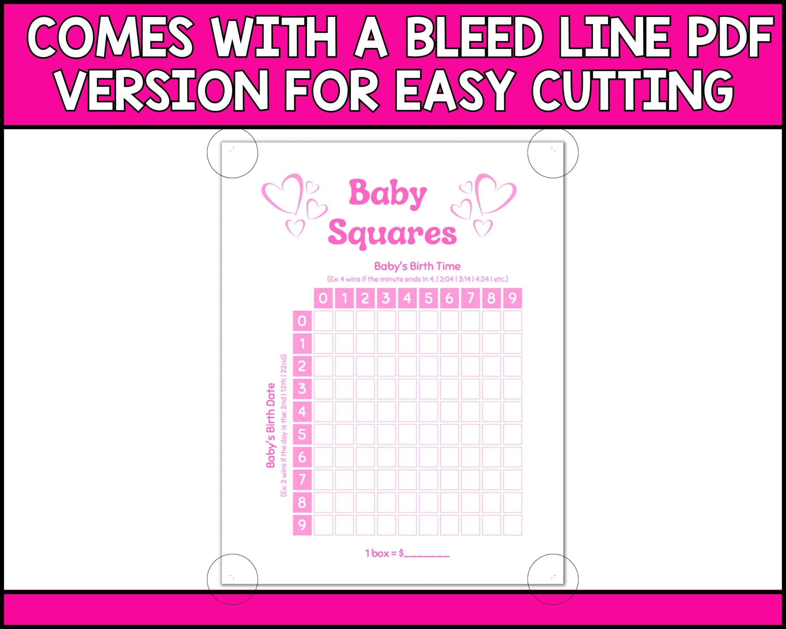 Blank Printable Shower Time Chart Free
