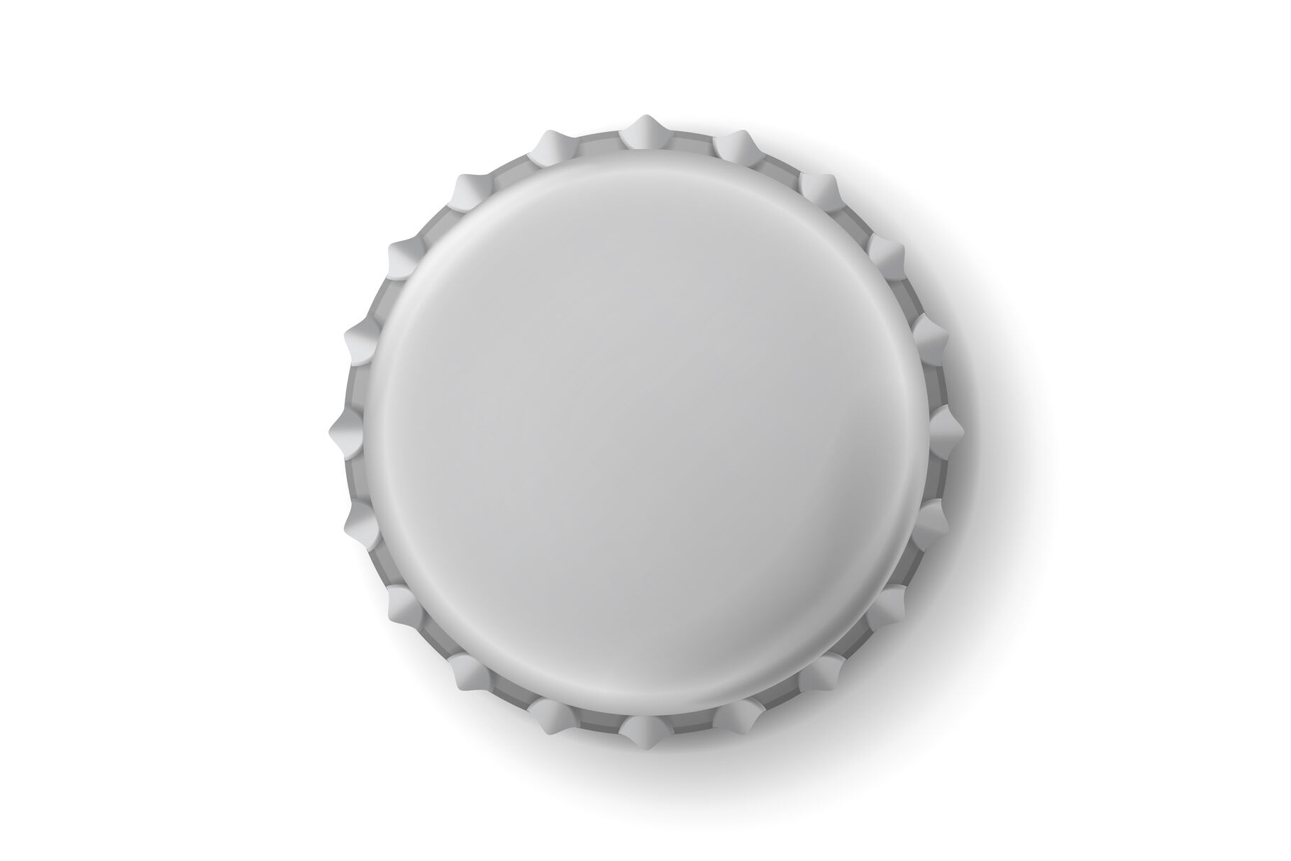 Beer Cap Vector Metallic Bottle Cap Isolated On White Background Empty Mock Up By Pikepicture TheHungryJPEG