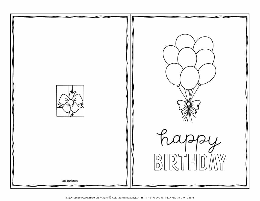 Blank Birthday Card Maker Free Printable