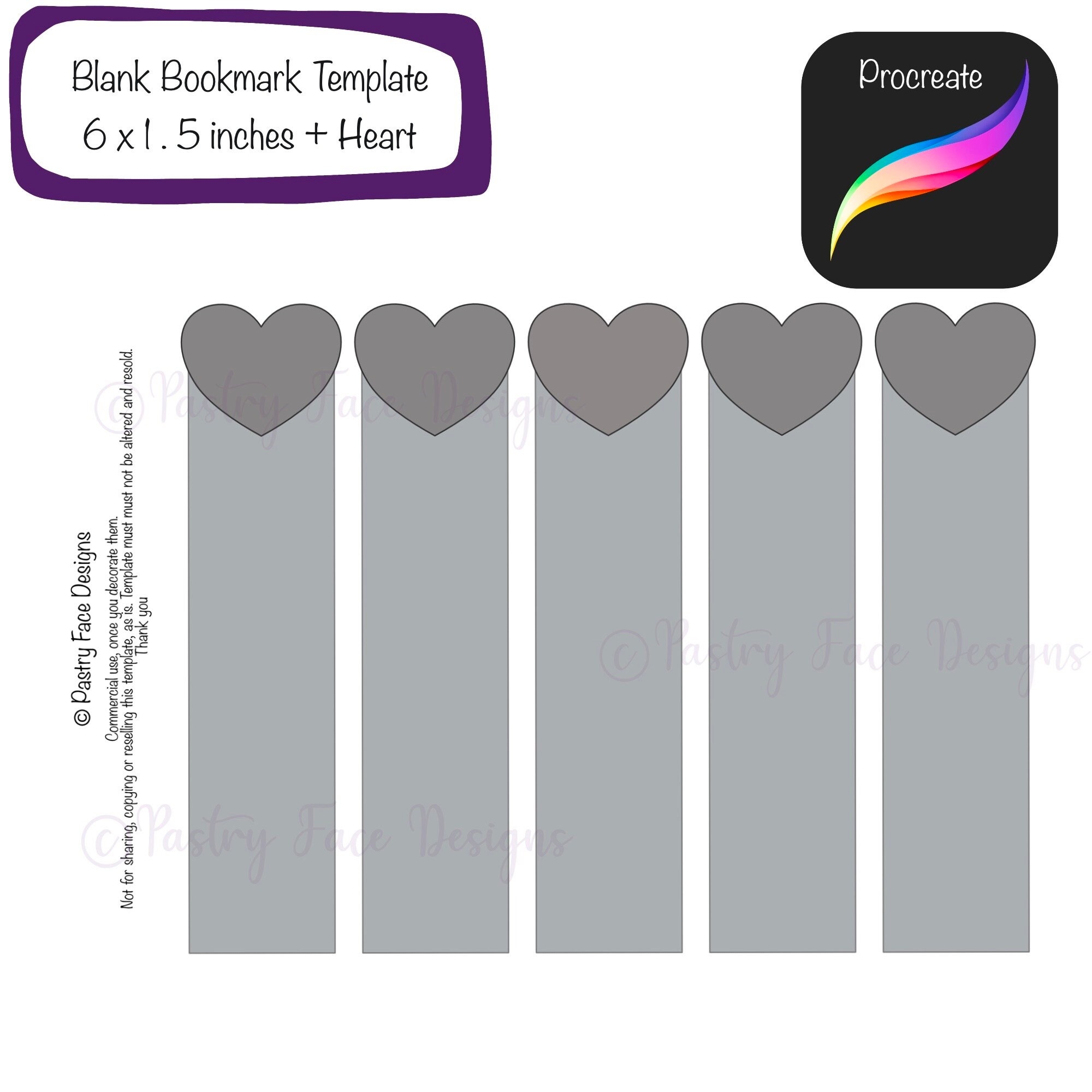 Free Blank Printable Bookmark Templates