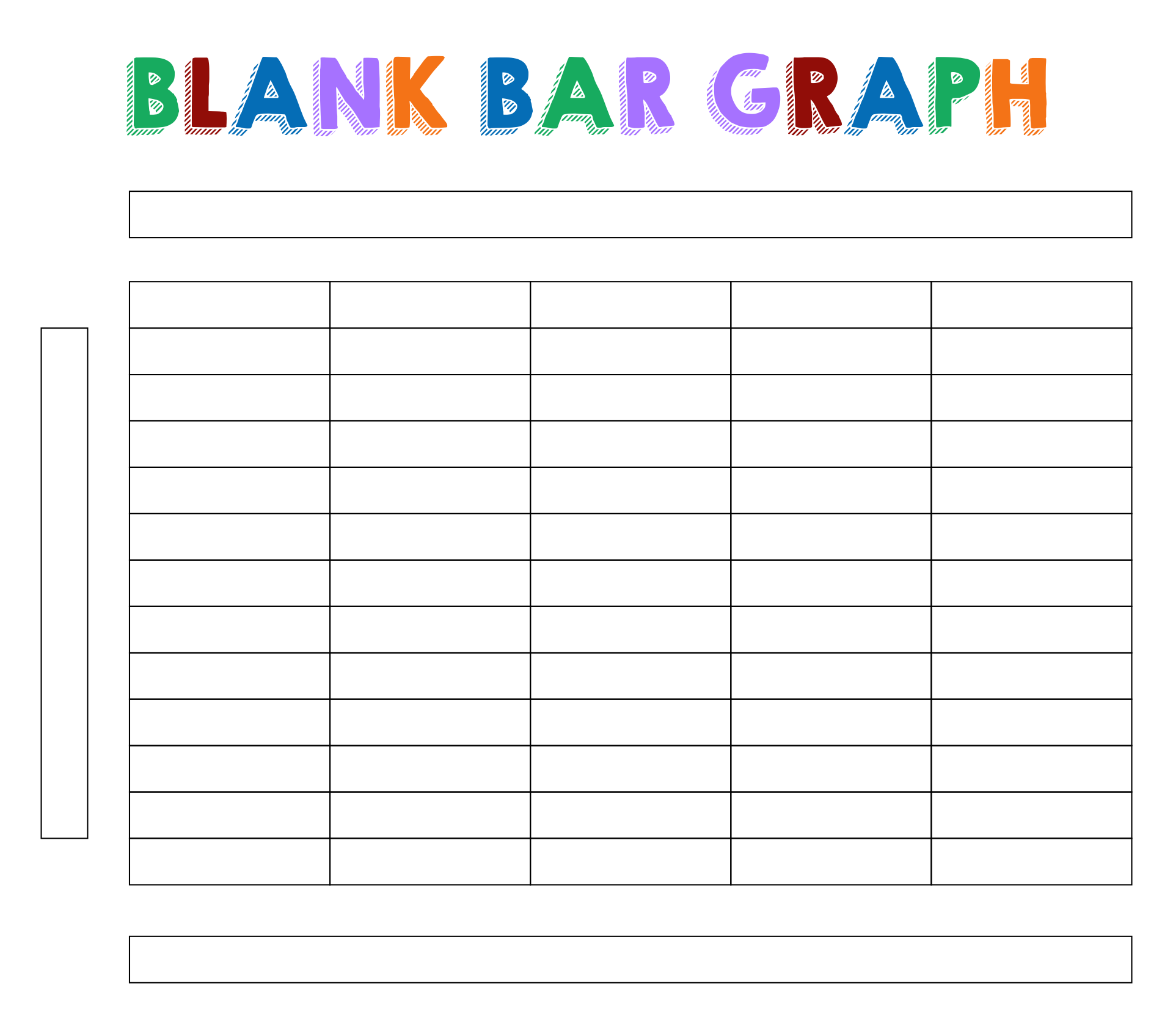 Free Printable Blank Data Tables