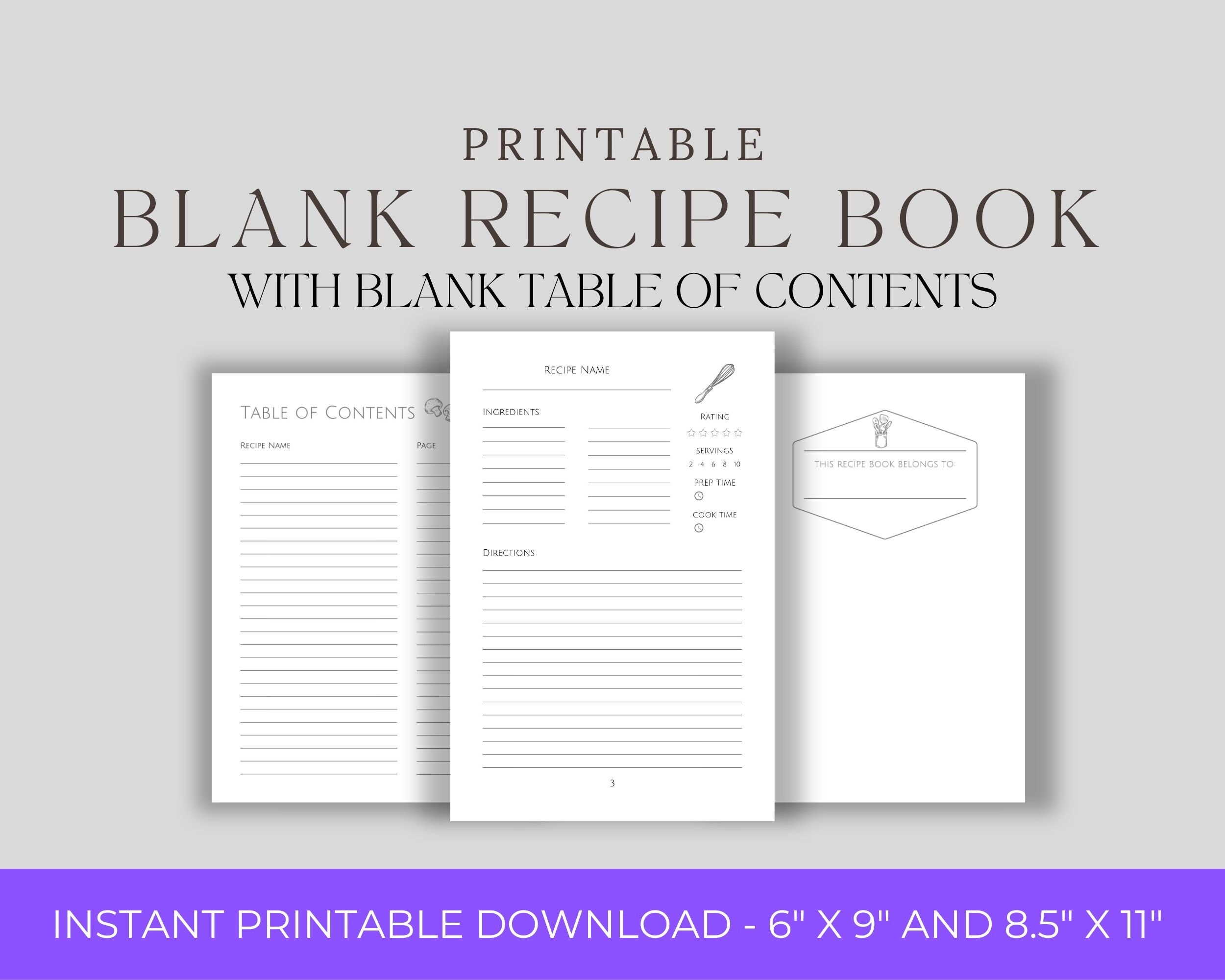 Blank Editable Book Table Of Interior Book Formatting 